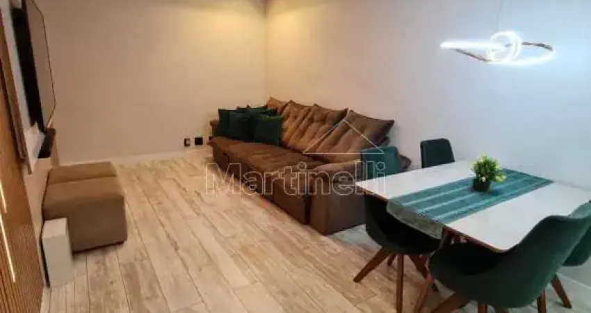 Apartamento semi mobiliado à venda no condomínio bosque das caviúnas, próximo ao novo shopping - ribeirão preto/sp.