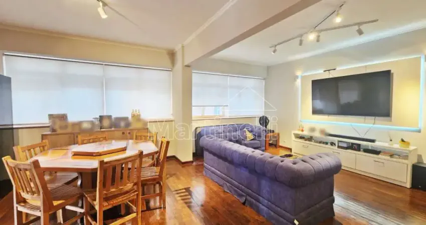 Apartamento à venda no edifício san leandro, próximo à praça da catedral - ribeirão preto/sp.