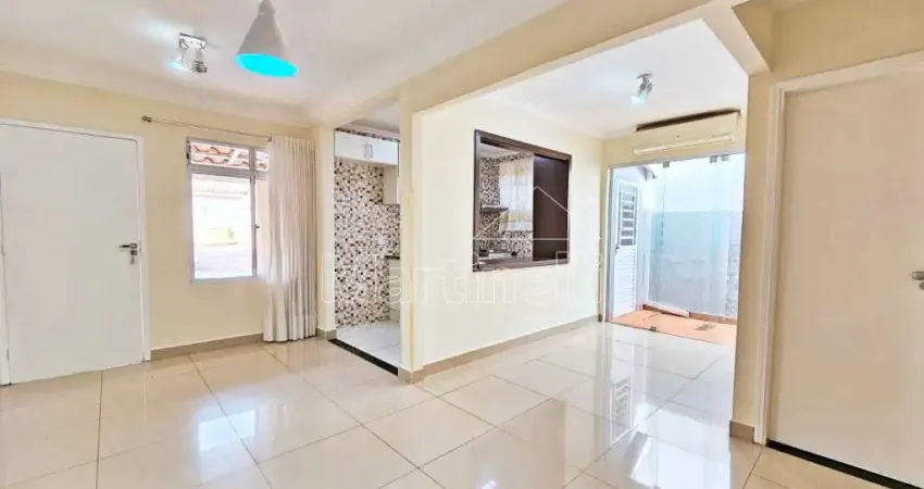 Casa térrea de 67m² de área construída para locação - Bairro Cond. Village Jardim dos Gerânios, Ribeirão Preto/SP.