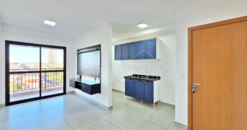 Apartamento de 62m² de área útil para locação no Edifício Jardins de Veneza, próximo a Faculdade UNAERP - Bairro Ribeirânia, Ribeirão Preto/SP.