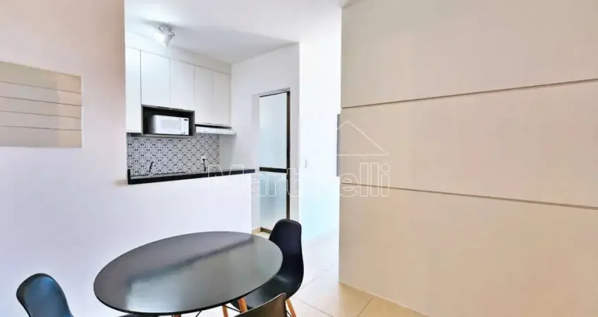 Flat semi mobiliado para locação no condomínio vila boim center, próximo a faculdade faap - ribeirão preto/sp.