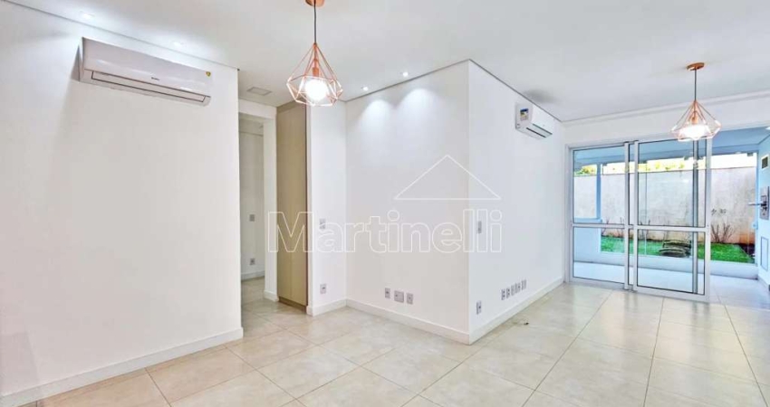 Apartamento térreo para locação no Condomínio Villas do Parque, próximo ao Parque Curupira - Ribeirão Preto/SP.