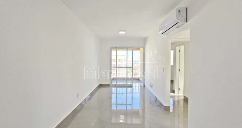 Apartamento de 68m² de área útil para locação no Condomínio Porto Vecchio, próximo a UNAERP - Bairro Ribeirânia, Ribeirão Preto/SP.
