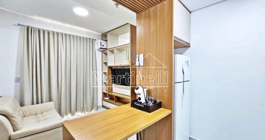Flat mobiliado à venda no Edifício Monte Carlo, próximo a Av. Francisco Junqueira - Ribeirão Preto/SP.