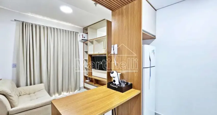 Flat mobiliado à venda no edifício monte carlo, próximo a av. francisco junqueira - ribeirão preto/sp.