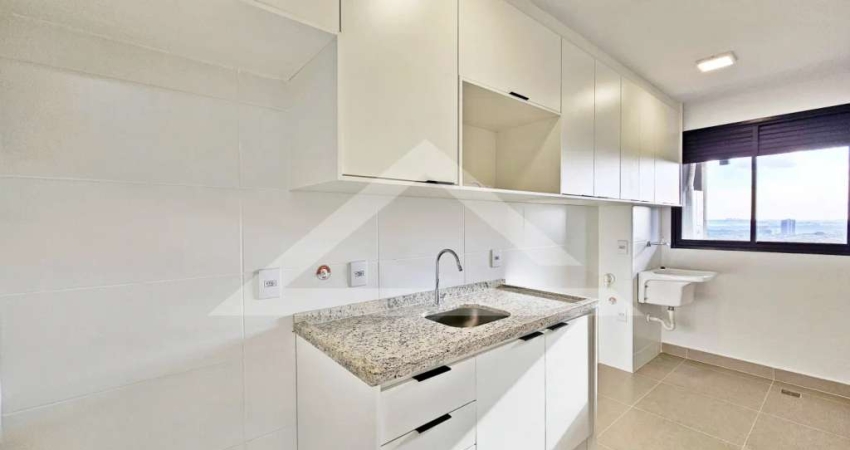 Apartamento de 59m² de área útil para locação no Edifício Sette, próximo ao Jaú Serve Supermercados - Bairro Quinta da Primavera, Ribeirão Preto/SP.