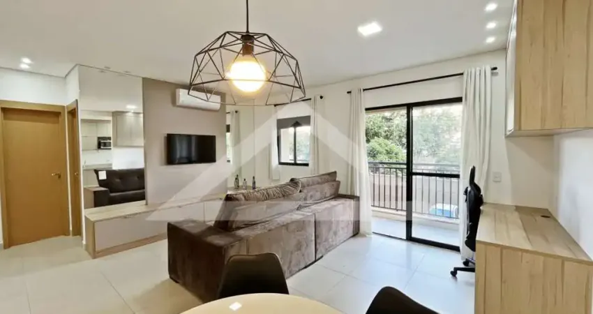 Apartamento mobiliado para venda e locação no condomínio varanda botânico, próximo ao parque carlos raya - ribeirão preto/sp.