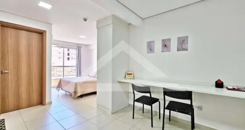 Flat para locação no edifício monte santo, próximo a verace pizzaria - ribeirão preto/sp.