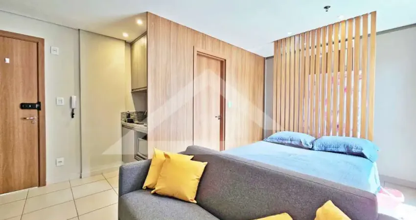 Flat para locação no edifício monte santo, próximo a verace pizzaria - ribeirão preto/sp.