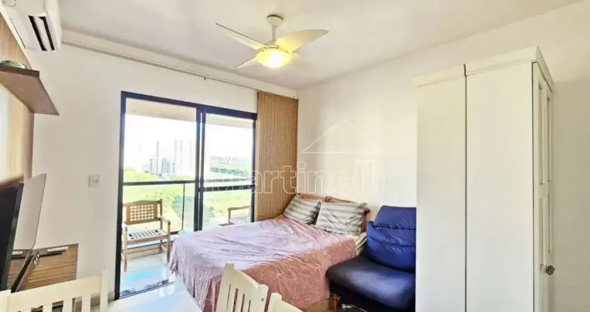 Flat mobiliado para venda e locação no edifício toscana, próximo ao ribeirão shopping - ribeirão preto/sp.