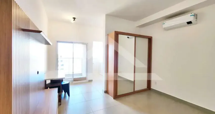 Flat semi mobiliado para locação no edifício via appia, próximo ao novo shopping - ribeirão preto/sp.