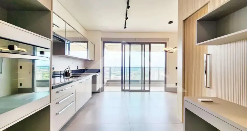 Flat para locação no edifício le monde parc, próximo ao parque carlos raya - ribeirão preto/sp.