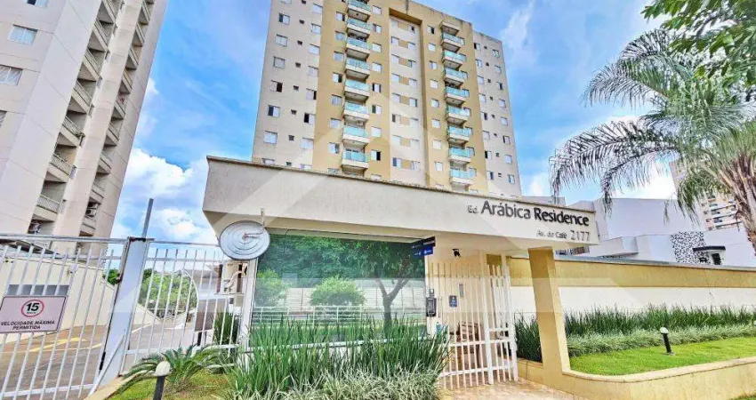 Apartamento para locação no edifício arábica residence, próximo à usp - ribeirão preto/sp.