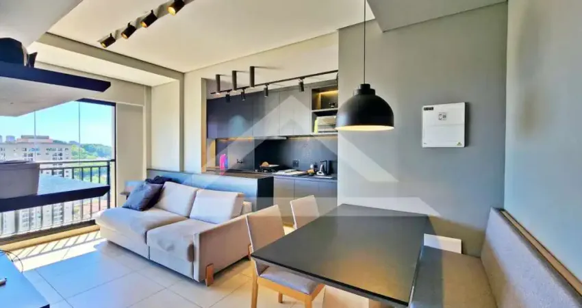 Apartamento mobiliado para venda e locação no condomínio varanda botânico, próximo ao parque carlos raya - ribeirão preto/sp.