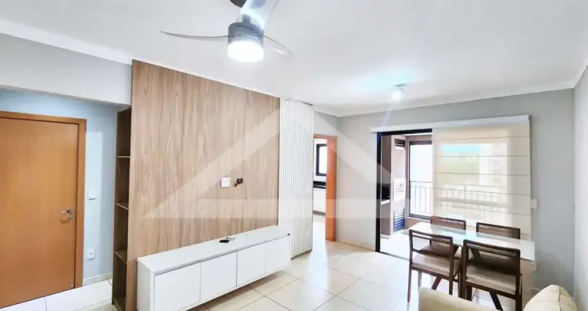 Apartamento semi mobiliado para locação no edifício provincia di roma, próximo a faculdade unip - ribeirão preto/sp.