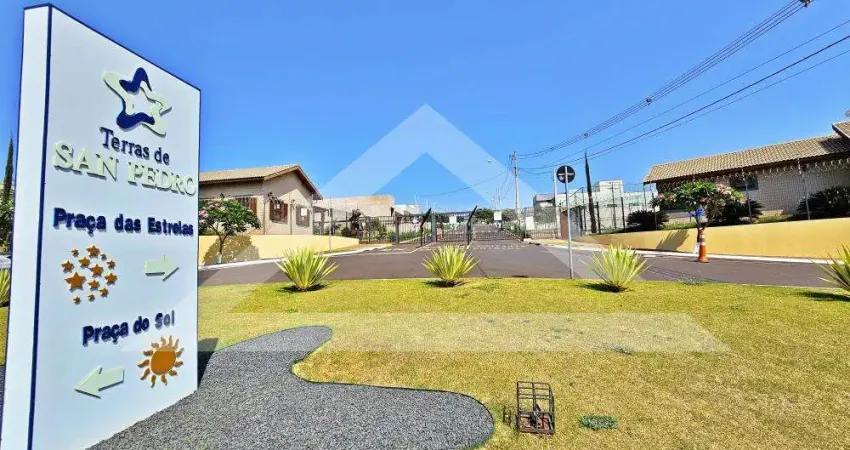 Casa térrea à venda no condomínio terras de san pedro - praça das estrelas, próximo à rod. josé fregonezi - ribeirão preto/sp.