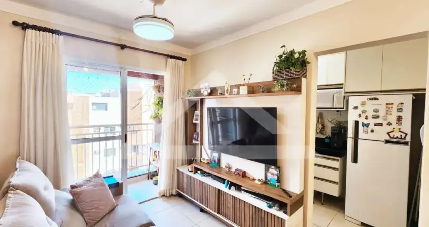 Apartamento semi mobiliado para locação no edifício only residence, próximo a faculdade unaerp - ribeirão preto/sp.