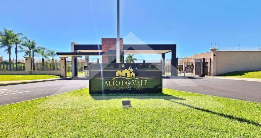 Casa térrea à venda no condomínio alto do vale, próximo ao outlet santa maria - ribeirão preto/sp.