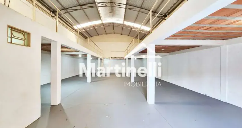 Galpão comercial para locação no bairro recreio anhanguera, próximo a rodovia abraão assed - ribeirão preto/sp.