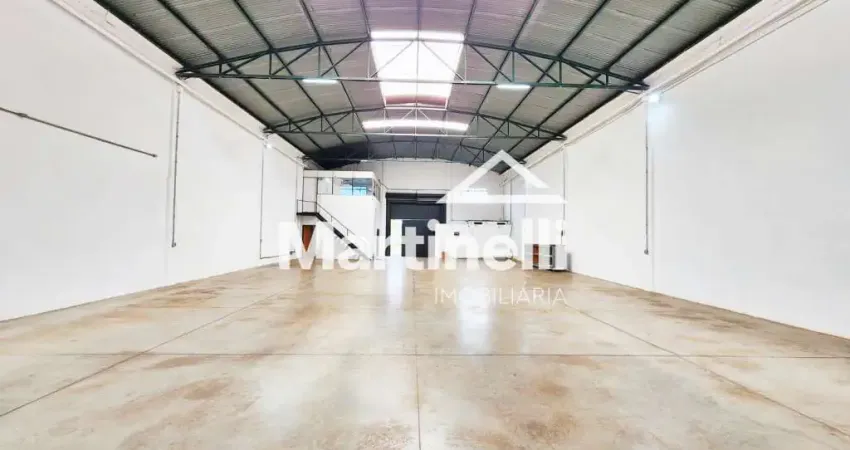 Galpão comercial para locação no Bairro Jardim Palmares, próximo à Rodovia Anhanguera - Ribeirão Preto/SP.