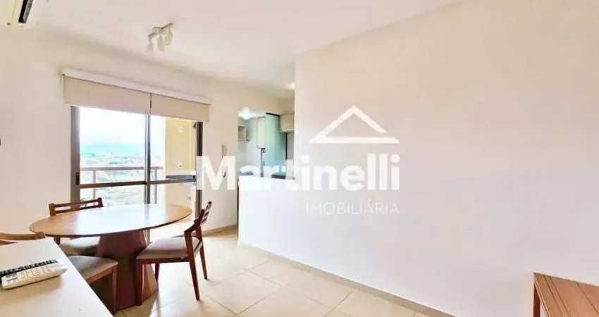 Apartamento mobiliado para locação no Edifício Vila Boim Center, próximo à Faculdade FAAP - Ribeirão Preto/SP.