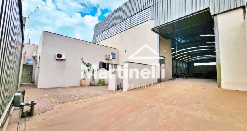 Salão comercial para venda e locação no Bairro Distrito Industrial Adib Rassi, próximo à Rod. Anhanguera - Jardinópolis/SP.