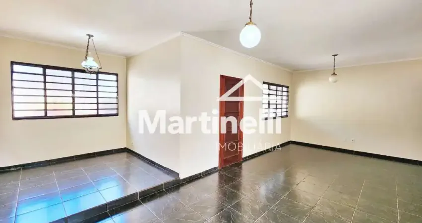 Casa térrea para locação no Bairro Jardim Recreio, próximo à Faculdade USP - Ribeirão Preto/SP.