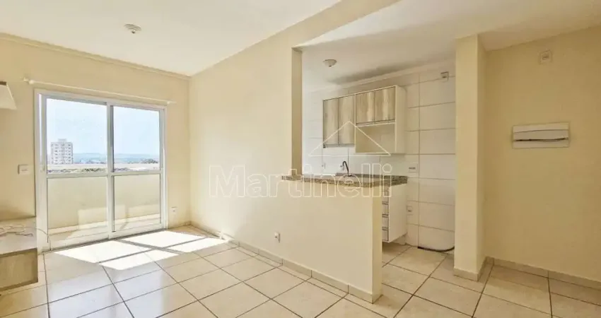 Apartamento de 50m² de área útil para locação no Condomínio Itaguaçu, próximo Rua General Câmara - Bairro Ipiranga, Ribeirão Preto/SP.