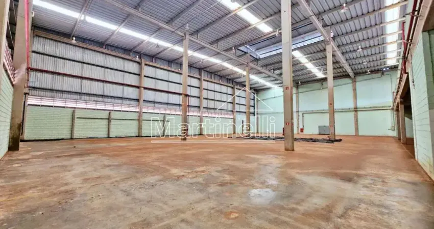 Galpão comercial de 2.700m² de área terreno e 2.700m² de área construída para locação, próximo a Rodovia Anhanguera - Bairro Avelino Alves Palma, Ribeirão Preto/SP.