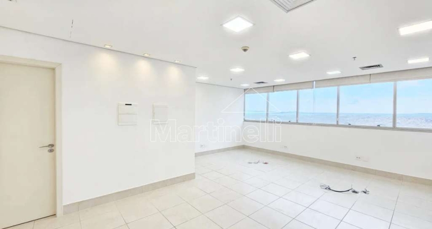Sala comercial de 42m² de área útil para locação no Edifício Centro Profissional Ribeirão Shopping - Bairro Jardim Califórnia, Ribeirão Preto/SP.