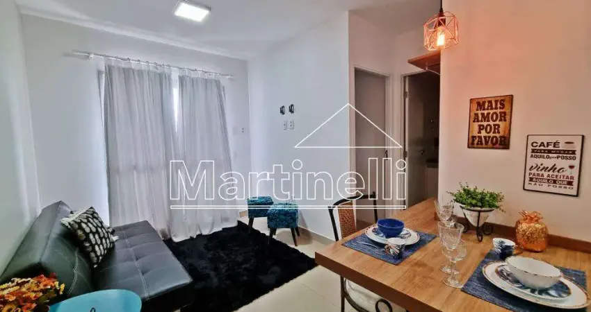 Flat mobiliado para locação no Edifício HUB - Hotel Urban Boulevard, próximo ao Novo Shopping - Ribeirão Preto/SP.