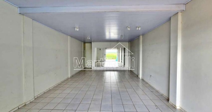 Salão comercial para locação no Bairro Jardim Palmares, próximo ao Supermercado Canesin - Ribeirão Preto/SP.
