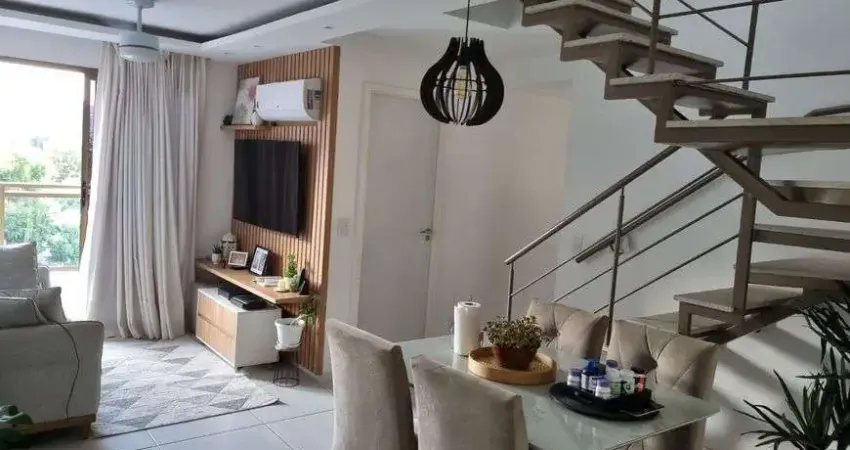 Excelente cobertura na freguesia com 120 m² de 3 quartos sendo 1 suíte