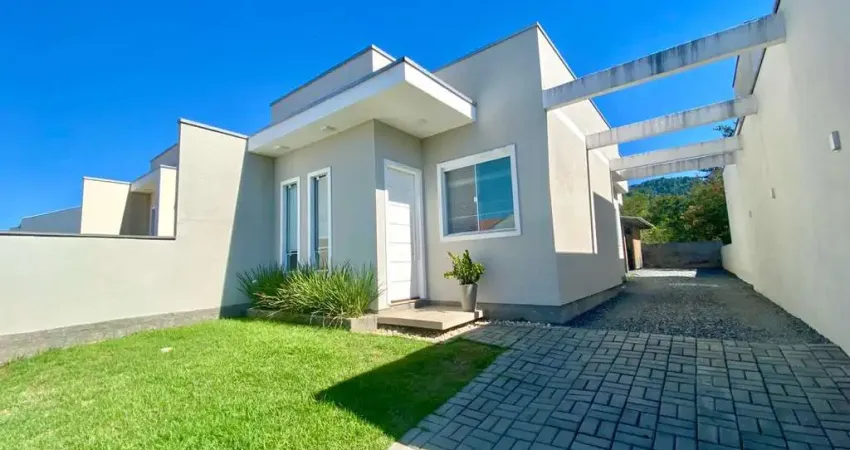 Casa com 2 dormitórios à venda no bairro arapongas em indaial/sc