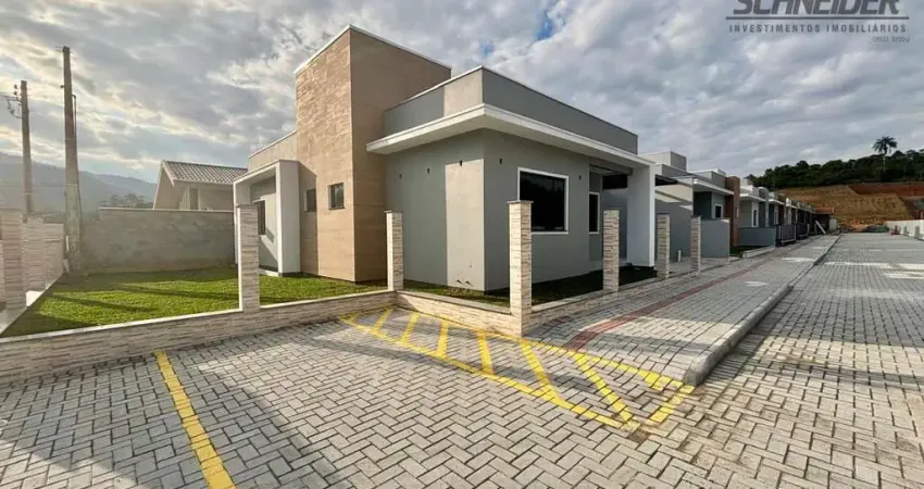 Casa com 2 dormitórios à venda no bairro padre martinho stein em timbó/sc