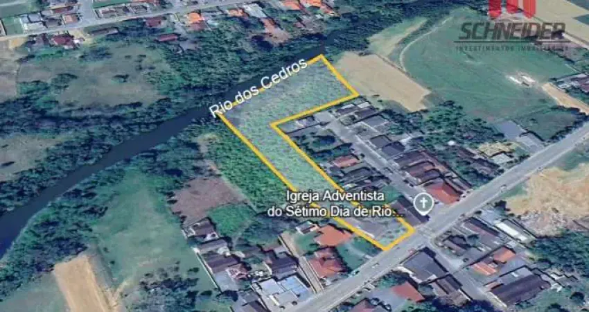 Terreno à venda no bairro Centro em Rio dos Cedros/SC