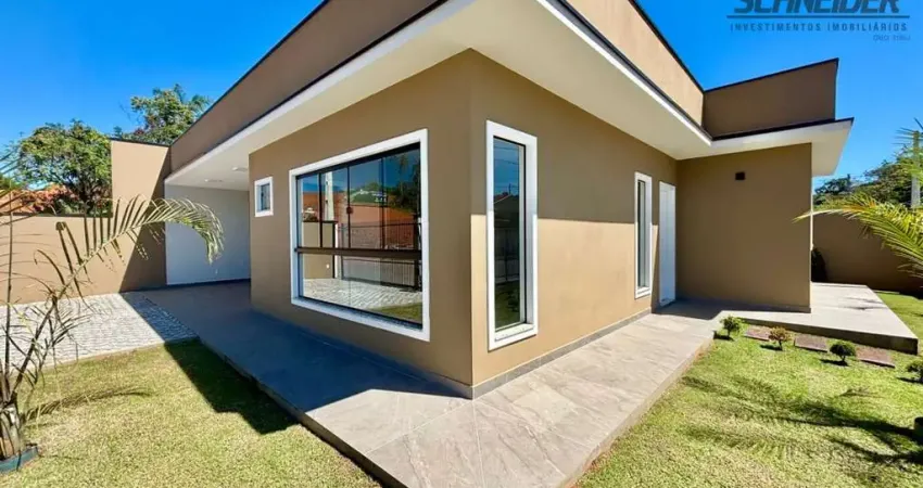 Casa com 3 dormitórios à venda no bairro araponguinhas em timbó/sc