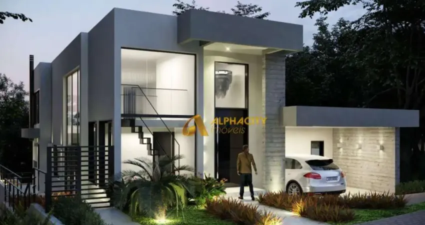 Moderna residência de luxo em gênesis 1: privacidade e design contemporâneo à beira da reserva