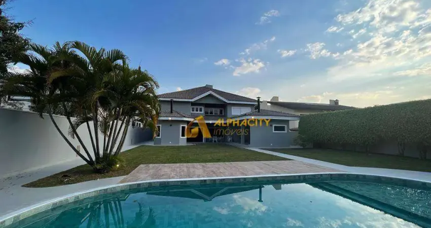 Residência exclusiva para aluguel no condomínio tamboré 3: luxo e espaço em harmonia