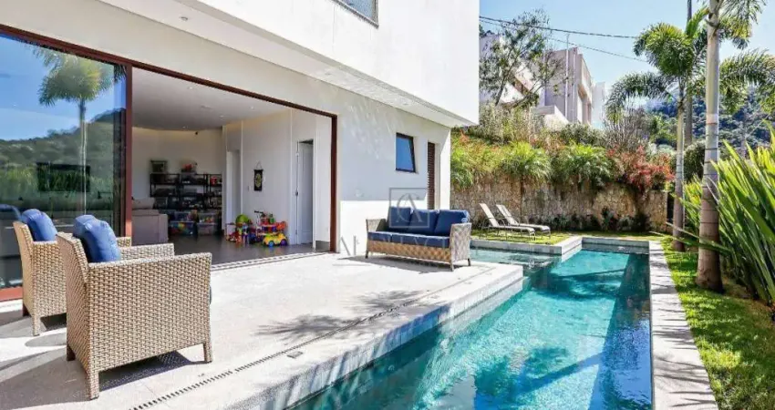 Vista deslumbrante em residência moderna e sofisticada no alphasítio