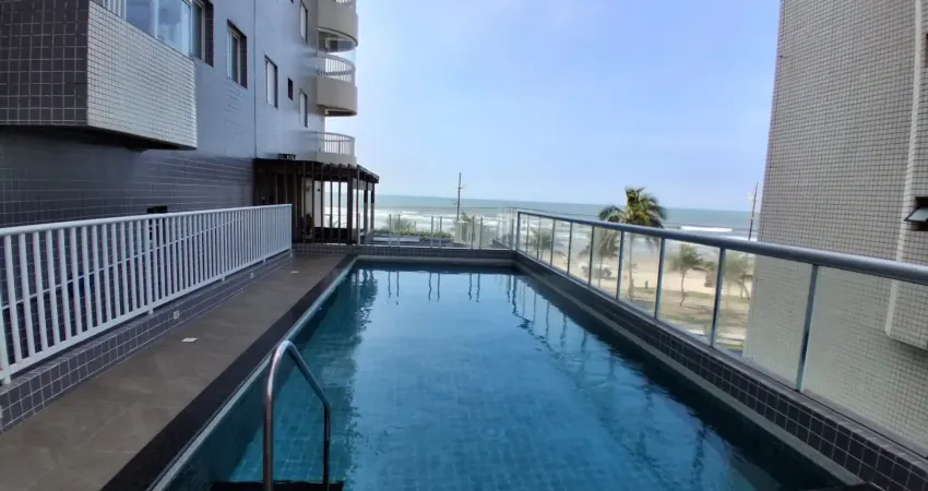 Apartamento frente mar com 129m² 3 dormtórios 1 suíte no bairro do caiçara.