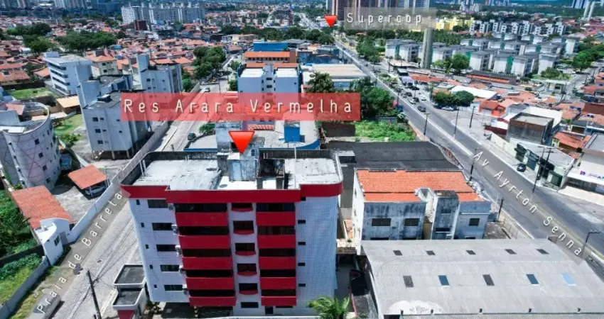 Apartamento 2/4 Suíte C/ Elevador, Sombra No Condomínio Arara Vermelha