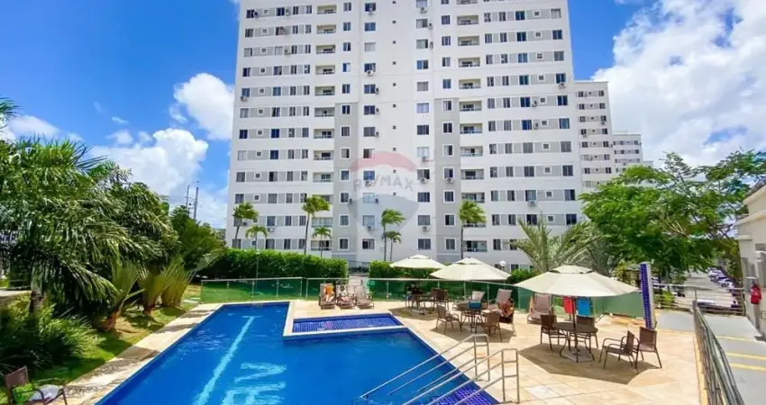 Belíssimo Apartamento 2/4 com Varanda No Condomínio Top Life