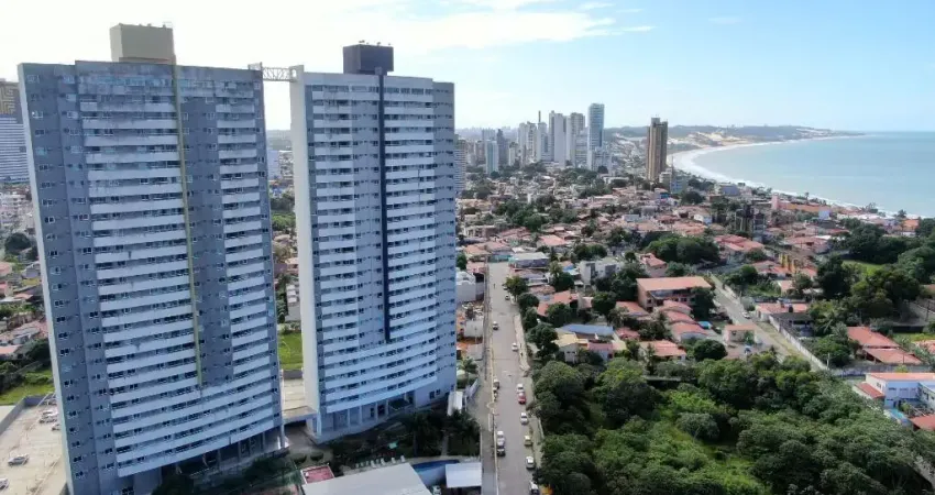 Oferta!! lindo apartamento 2/4 suíte andar alto com vista mar em ponta negra