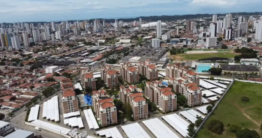 Apartamento 2/4 suíte mobiliado no melhor condomínio clube de lagoa nova