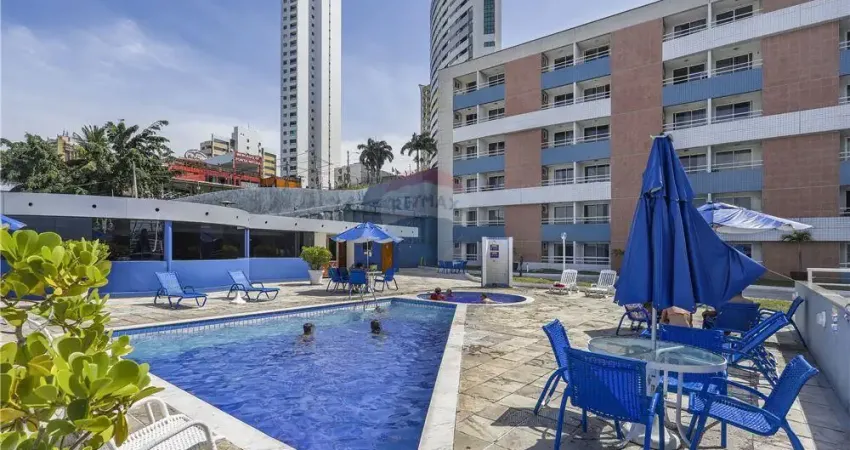 Apartamento Flat Mobiliado em Ponta Negra com Vista para o Mar