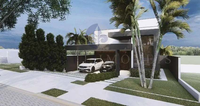 Casa de alto padrão em construção à venda no ibi aram em itupeva - 3 quartos, 3 suítes ( 1 master c/ closet),