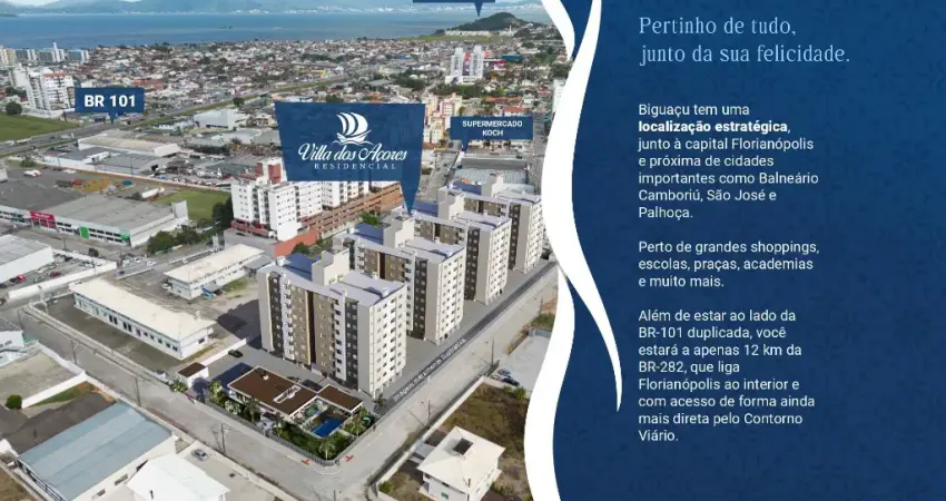 Apartamento à venda na Rua Simão Ludwig, Rio Caveiras, Biguaçu