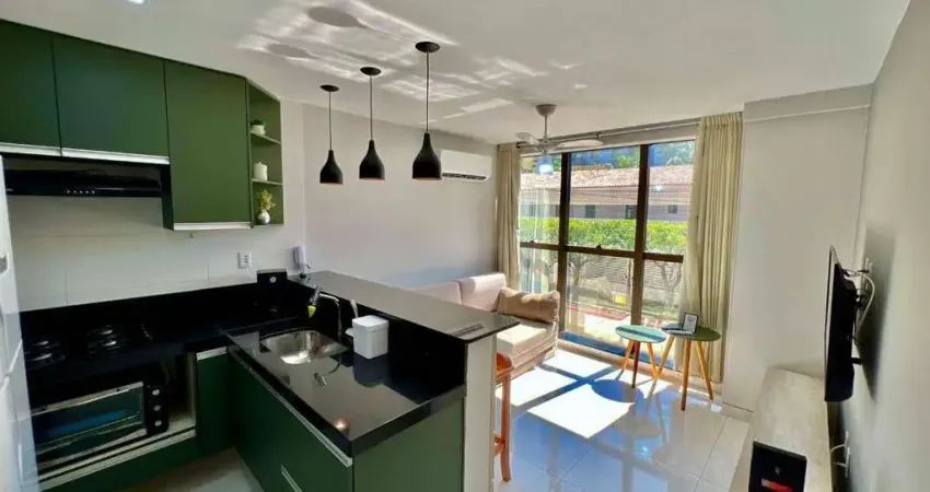 Flat MOBILIADO com 1 dormitório à venda, 35 m² por R$ 450.000 - Ponta de Campina - Cabedelo/PB
