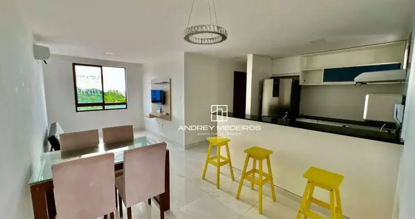 Apartamento MOBILIADO com 2 dormitórios à venda, 54 m² por R$ 570.000 - Ponta de Campina - Cabedelo/PB
